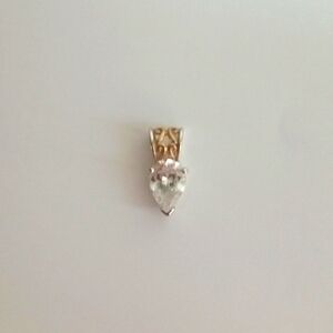 Sterling silver and CZ pendant